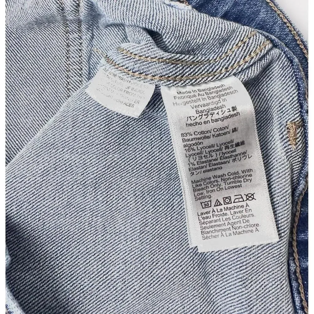 J.Crew Womens Jeans Denim Blue Medium Wash Cropped Pockets Zipper Size 29